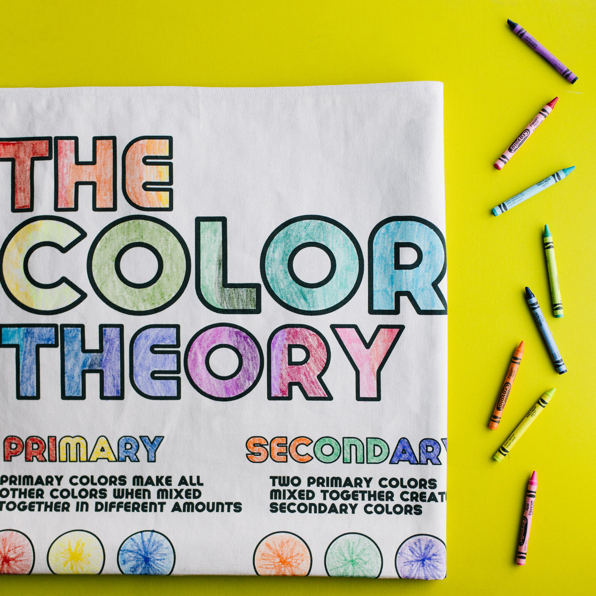 The Color Theory Coloring Cloth