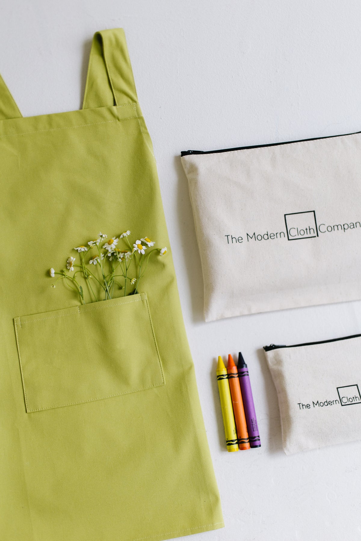 Play Apron in Lively Green