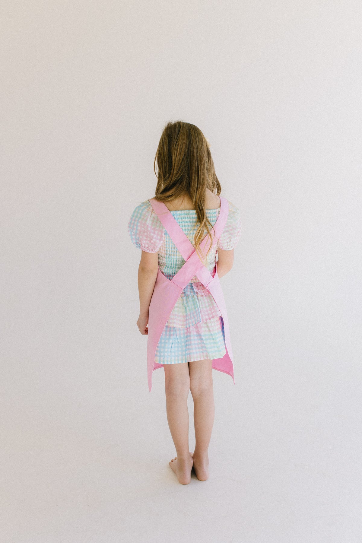 Play Apron in Perfectly Pink